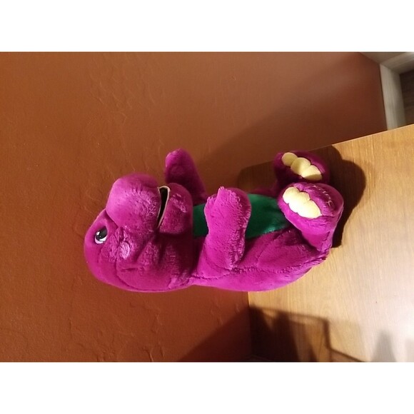 Vintage 1992 The Lyons Group Barney Plush Stuffed Animal 13" tall - Picture 6 of 7